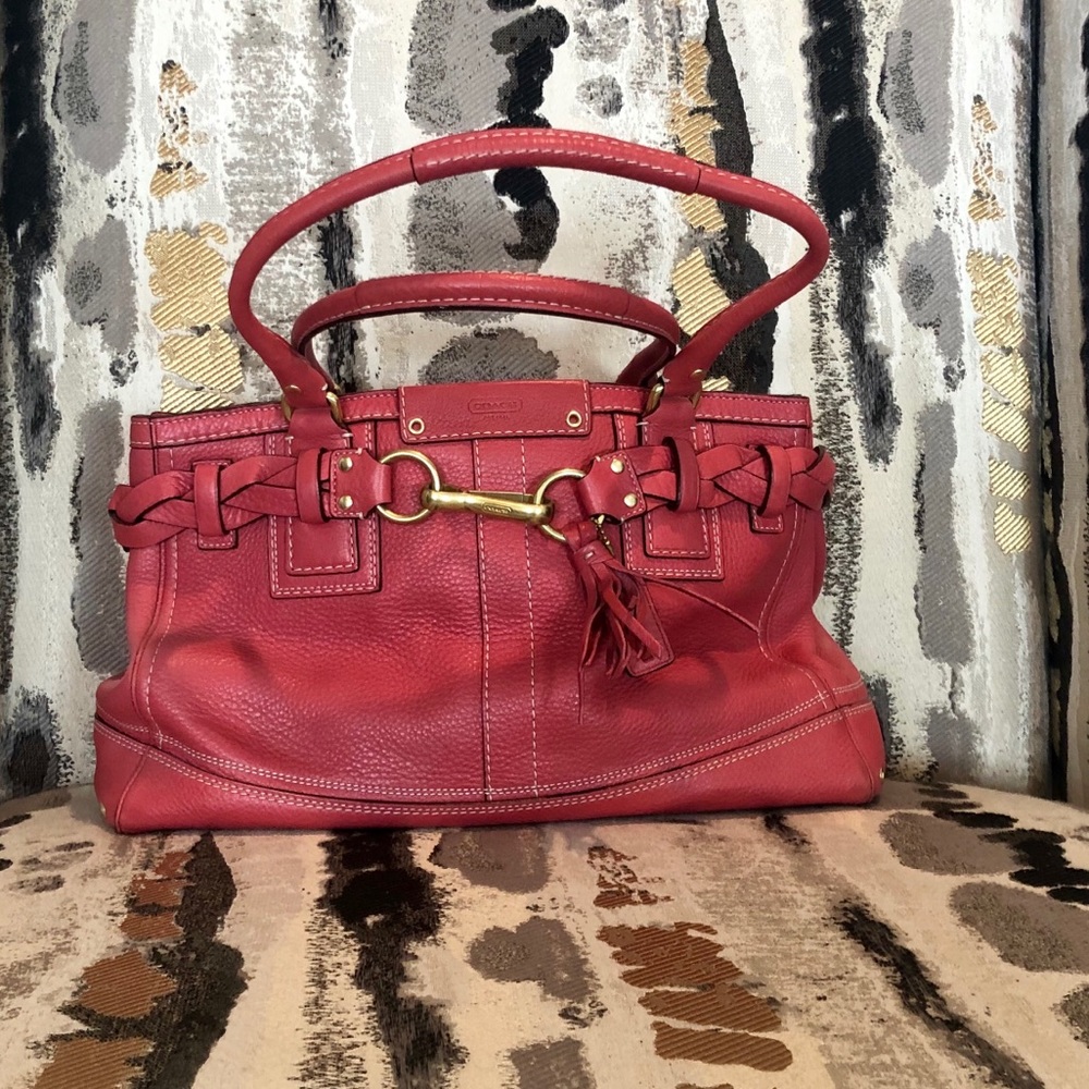Corl Coach Leather Hamilton Satchel